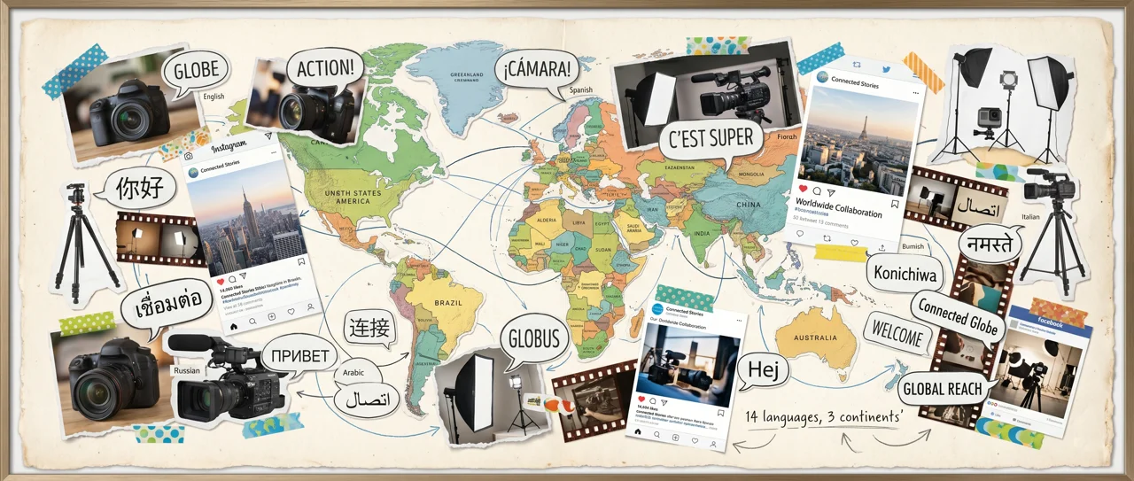 Global content production campaign — multi-platform media production by Digiholix South Africa